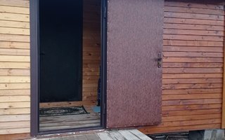железная дверь для дачи вид в открытом виде