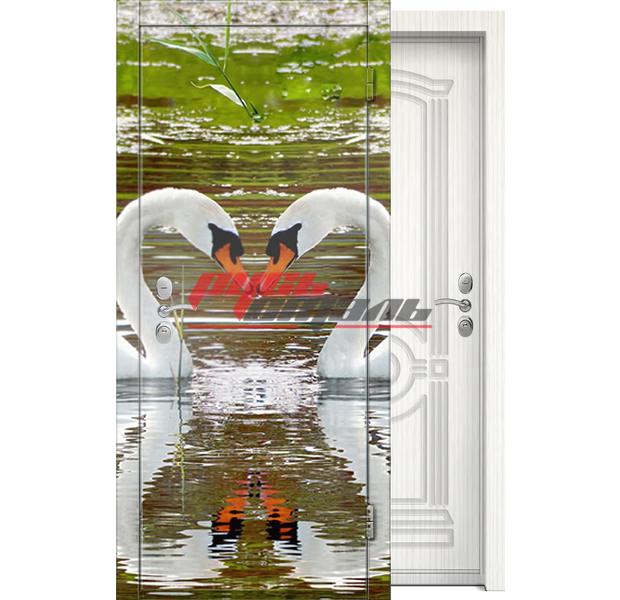 стальная входная дверь с фотопечатью, модель ДФТП-37